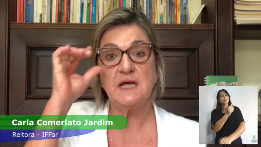 Vídeo Reitora Pandemia