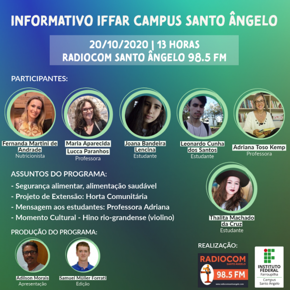 20.10.20 Informativo IFFar SAN