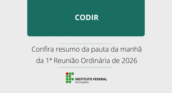 1reuniãoCodirManhã notícia18032026