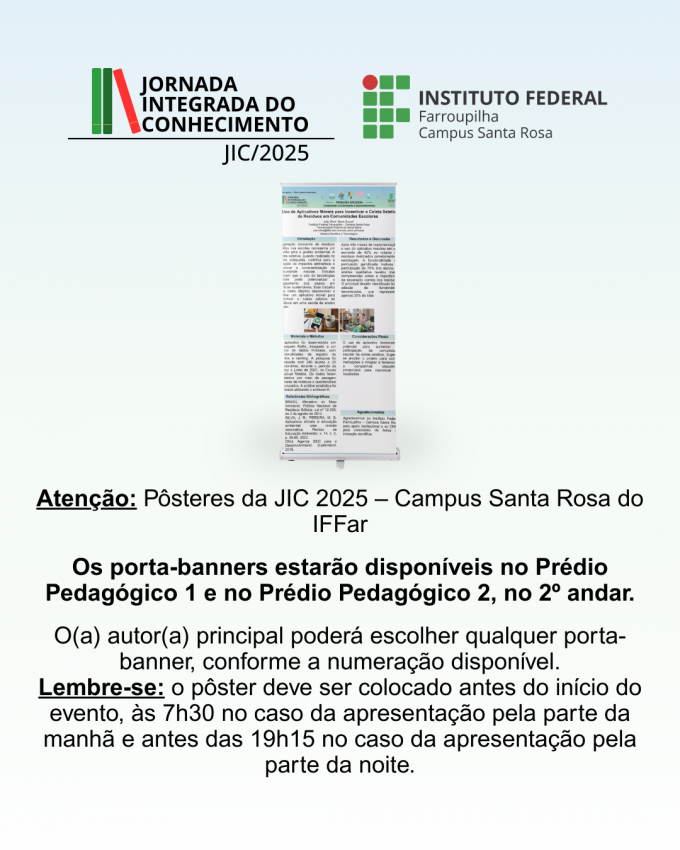 Card Pôsteres da JIC 2025