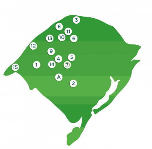 Mapa de abrangencia IFFar 2026