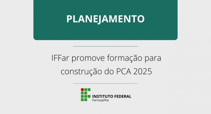 formaçãopca2025 notícia12122023