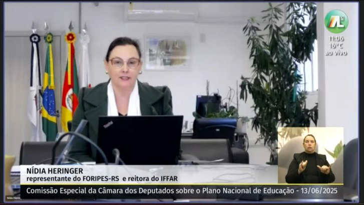 reitoraaudiênciaalrs notícia13062025