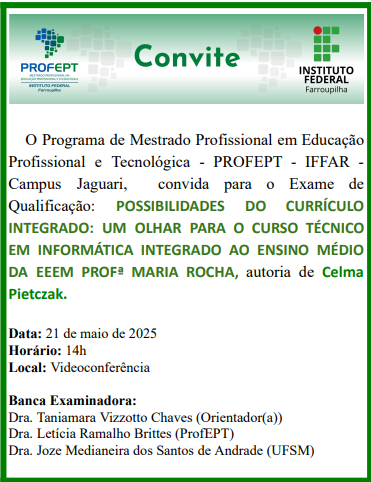 COnvite Qualificação Celma T7