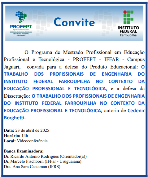 Convite Defesa Cedenir T6