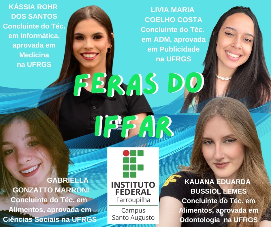 Arte final Feras do IFFar quadrada