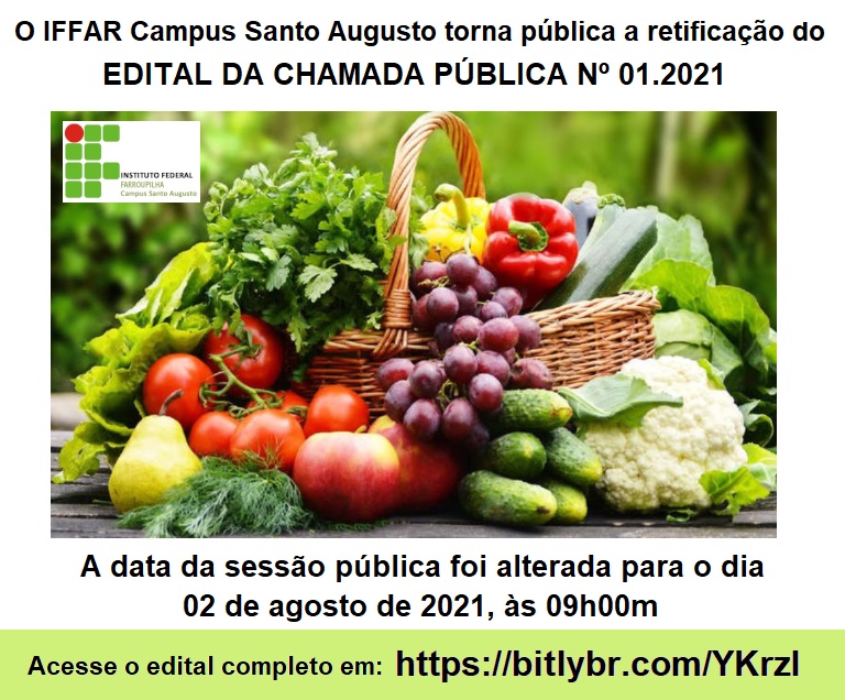 Chamada Púiblica Alteração