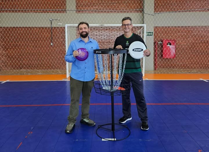 Doação de cesta de Disque Golf