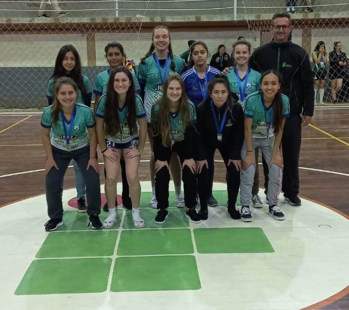 Medalha de prata fustal feminino