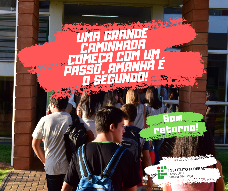 Volta as aulas recesso