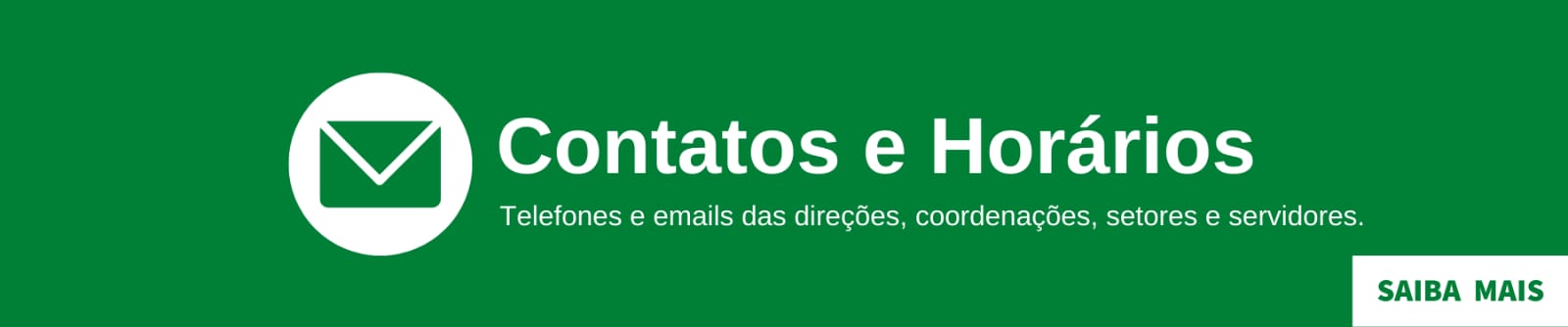 Contatos e Horários