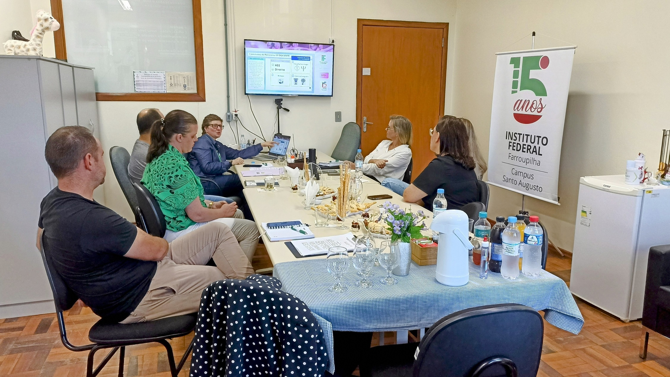 agenda com equipe diretiva sau