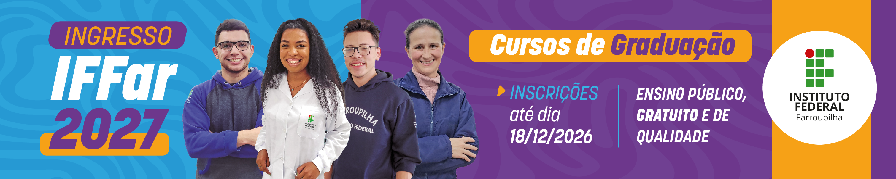 Inscrições Graduação iffar-fw 2027