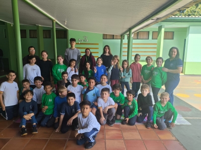 Projeto de Extensão leva atividades de Educação Ambiental à Escola José Zanatta, em Taquaruçu do Sul