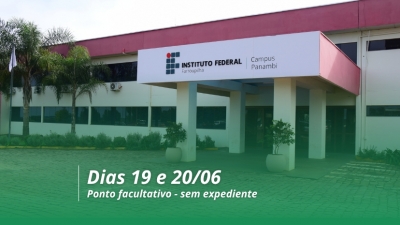 Ponto facultativo - 19 e 20 de junho