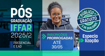 Inscrições Prorrogadas para os Cursos de Especialização