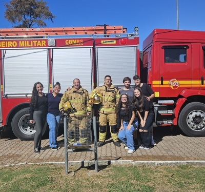 Campus Uruguaiana realiza simulação de evacuação.