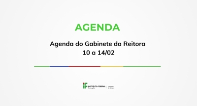 Agenda do Gabinete da Reitora