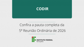 Codir realiza 5ª Reunião Ordinária na quarta-feira (1º) 5reuniãoCodirPauta notícia26062026