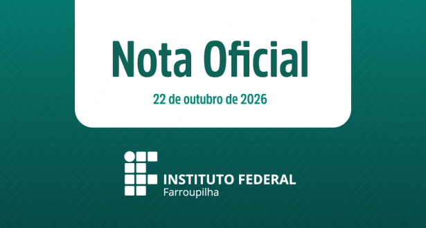 Nota sobre possível indisponibilidade de sistemas institucionais notaSistemasIFFar notícia22102026