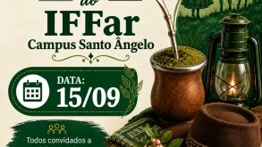 Semana Farroupilha do IFFar – Campus Santo Ângelo será realizada em 15 de setembro Semana Farroupilha do IFFar – Campus Santo Ângelo será realizada em 15 de setembro